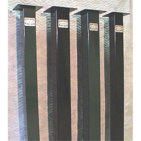 Large 5 ft. Steel Post - Black