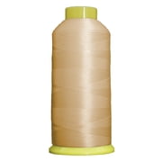 Large 5000m Cones Polyester Machine Embroidery Thread | Huge 5000M 5500 Yard Cones 40wt | For Brother Janome Bernina Embroidery & Sewing Machines | No. 118 - Ecru - 160 Colors Available