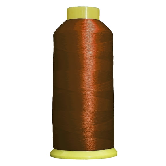 Large 5000m Cones Polyester Machine Embroidery Thread | Huge 5000M (5500 Yard) Cones 40wt | For Brother Janome Bernina Embroidery & Sewing Machines | No. 171 - Terra Cotta - 160 Colors Available