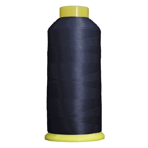 Large 5000m Cones Polyester Machine Embroidery Thread | Huge 5000M (5500 Yard) Cones 40wt | For Brother Janome Bernina Embroidery & Sewing Machines | No. 233 - Dk Periwinkle - 160 Colors Available