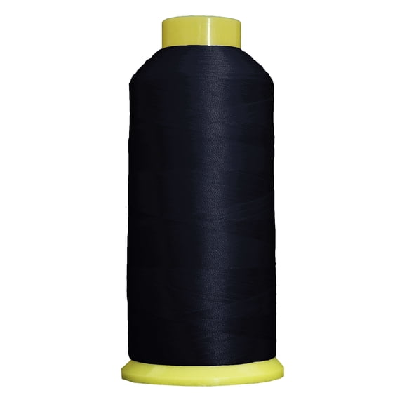 Large 5000m Cones Polyester Machine Embroidery Thread | Huge 5000M (5500 Yard) Cones 40wt | For Brother Janome Bernina Embroidery & Sewing Machines | No. 234 - Navy - 160 Colors Available