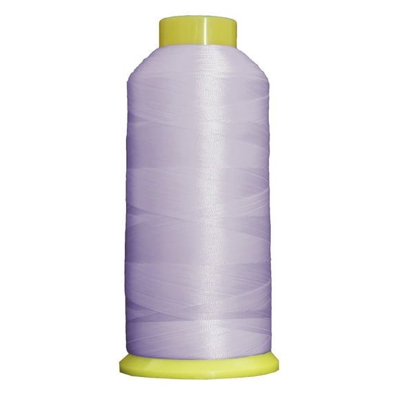Large 5000m Cones Polyester Machine Embroidery Thread | Huge 5000M (5500 Yard) Cones 40wt | For Brother Janome Bernina Embroidery & Sewing Machines | No. 261 - Lavender - 160 Colors Available