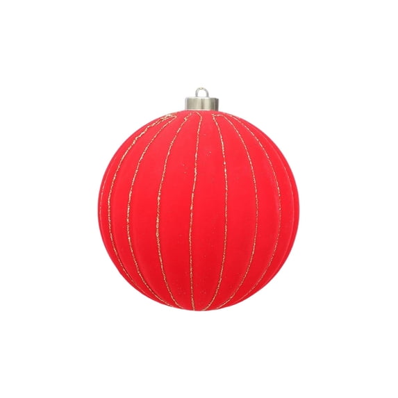Large 6 Inch Christmas Ornaments Balls, Diamond Patterned Metallic Thread Christmas Balls, Christmas Tree Decorations for Holiday Parties