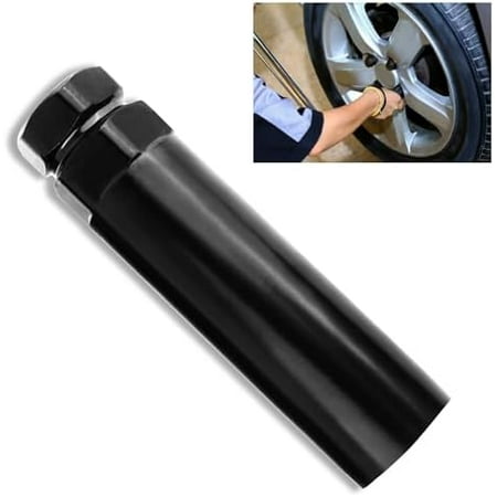 Large 6 Spline Lug Nut Socket,Wheel Lock Key Replacement for Aftermarket 6 Spline Lug Nut,Wheel Lock Removal Tool for 21 mm(13/16 Inch)&22 mm(7/8 Inch) Hex Socket Wrench (Large 6 Spline)