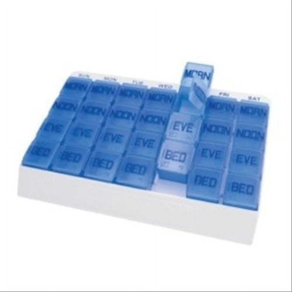 Large 7 Day Weekly Pill Organizer by carex apex