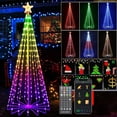 thumbnail image 1 of Large  Christmas Tree-LED Lighted Christmas Tree portable Tree light,color Changing cone tree lights with  Remote Control,Patio, Beach, Pool, Cruise Party,Gift 1pc, 1 of 10