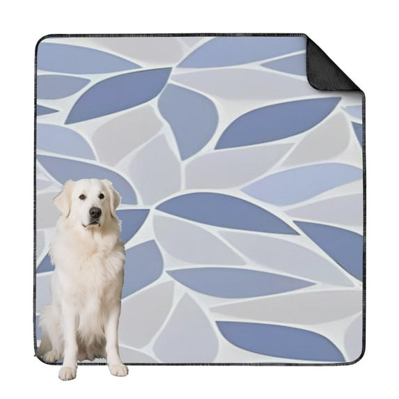 Large 72x72 Reusable Dog Pee Pad with Boho Art, Non-Skid Washable Training Mat, Durable Gift for Long-Term Use in Homes with Active Pets