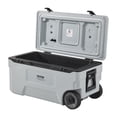 thumbnail image 1 of Large 74 QT Insulated Wheeled Cooler with Cup Holder, Portable Design Holds Up to 120 Cans, Perfect for Beach Trips, 1 of 11