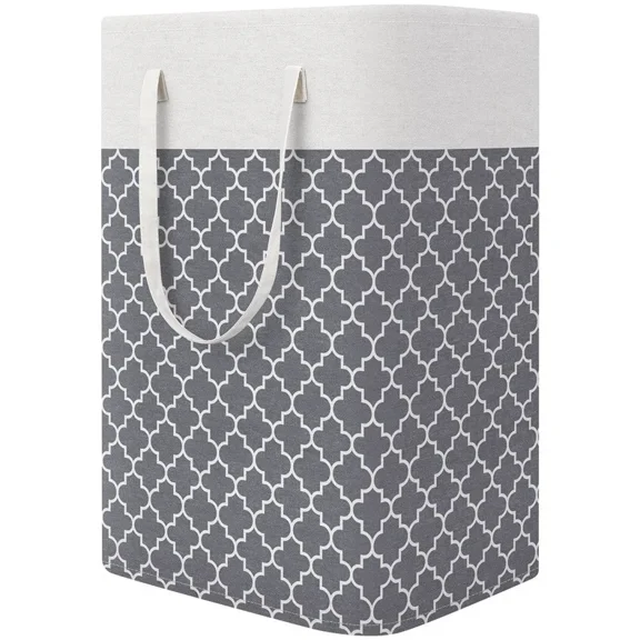 Large 75L Foldable Laundry Basket Waterproof Fabric Storage Bag Clothes Organizer for Bedroom Bathroom Home