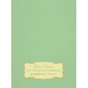 Large 8.5 x 11 Dotted Bullet Journal Sea Foam Green #16 Hardcover - 245 Numbered Pages Hardcover