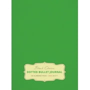 Large 8.5 x 11 Dotted Bullet Journal Spring Green #15 Hardcover - 245 Numbered Pages Hardcover