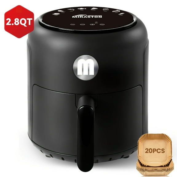 Large 8.5QT Air Fryer for 6 People, Smart Touchscreen with 10 Presets, Non-Stick & Easy Clean, Multi-function Toaster Oven & Deep Fryer