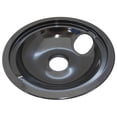 thumbnail image 1 of Large 8" Black Porcelain Drip Bowl Tray for General Electric, WB31T10015, 1 of 6