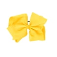 thumbnail image 1 of Large 8 Inch Grosgrain Ribbon Hair Bow with Ponytail (Royal Blue), 1 of 5