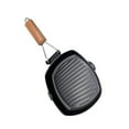 thumbnail image 1 of Large 9.5Inch Nonstick Frying Pan With Heat Resistant Handle Grilling Skillets Suitable For Home And Outdoor Cooking, 1 of 12