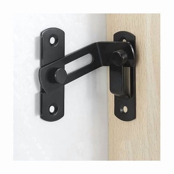 Large 90 Degree Right Angle Door Lock Buckles Curved Locking Bolts Sliding Lock Lever Bolts for Doors and Windows