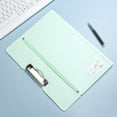 thumbnail image 1 of Large A3 Document Folder and File Book, Multi Functional Paper Storage Board for Exams and Artworks, Durable Desktop Organizer for Home and Travel, Green Binder, 1 of 9