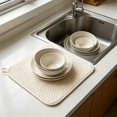thumbnail image 1 of Large Absorbent Microfiber Dish Drying Mat, 20x15 Inch Kitchen Counter Drainer Pad, 38x50cm, 1 Mat, 1 of 7