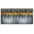 thumbnail image 1 of Large Abstract Gold Texture Oil Painting on Canvas Minimalist Yellow Ripple Acrylic Painting Modern Living Room Wall Art Decor, 1 of 6