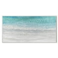 thumbnail image 1 of Large Abstract Green Seascape Handmade Oil Painting Thick Textured Beach Wall Art Home Decor Wall Decor Modern Living Room, 1 of 5