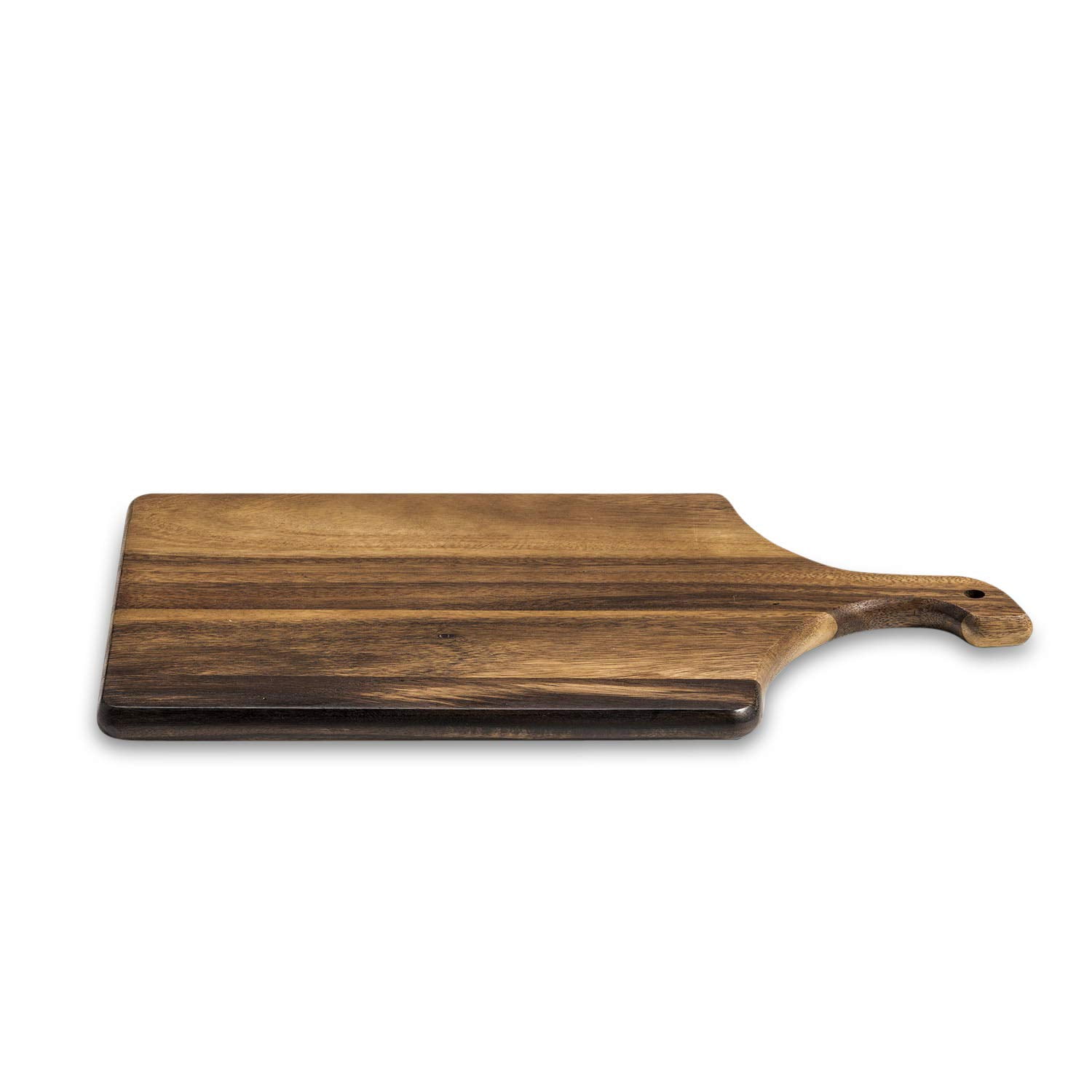 Large Acacia Wood Cutting and Charcuterie Board with Handle