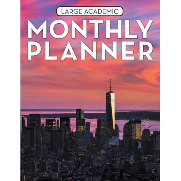 Large Academic Monthly Planner (Paperback)
