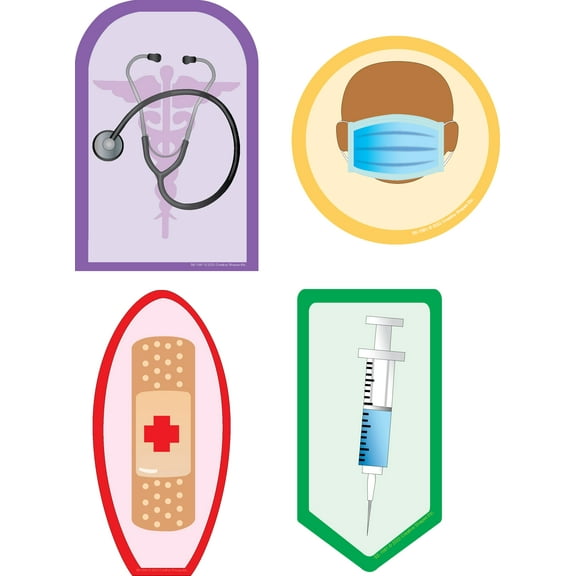 SHAPES ETC. Large Cardstock Accents - Medical Variety Pack