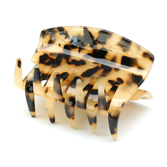 QinGoo Medium Square Hair Claw Clip for Women Non-Slip Strong Hold Thick Hair Accessory 1 Count, 2.8 Inch, Tortoise