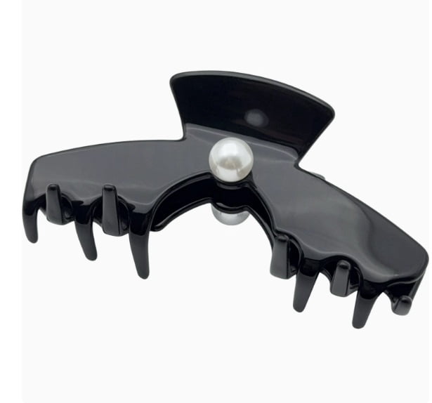 Large Acetate Shark Clip - Strong Grip Hair Claw for Thick Hair - Elegant and Minimalist Design for Everyday Use