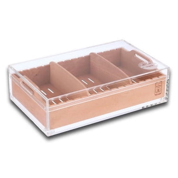 Northwoods Humidors Large Acrylic Humidor, Sleek Design, Spanish Cedar ...