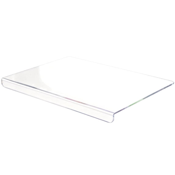 Large Acrylic Cutting Board with Lip, 25x20cm Chopping Board and Countertop Protector for Kitchen and Home Use