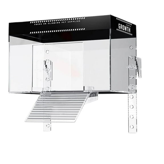 Large Acrylic Turtle Platforms | Sunbaking Basking Dock & Ramp for Aquariums & Terrariums | Suspension Mount for Reptiles & Amphibians | Extra Land Area for Water Turtles, Frogs & Lizards