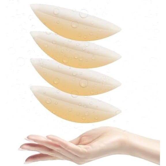 Large Adhesive Reusable Nipple Covers No Show Breast Covers Silicone Nipple Pasties Women Sticky Breast Petals Nude+classic