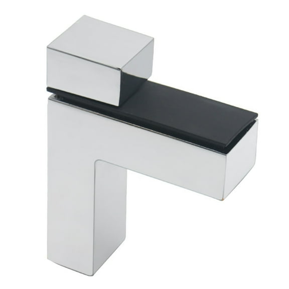 Large Adjustable F-shaped Glass Shelf Bracket Adjustable Thickness 0.14''-1.14'' Home Decoration Accessory