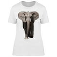 thumbnail image 1 of Large African Elephant,front T-Shirt Women -Image by Shutterstock, Female 3X-Large, 1 of 2