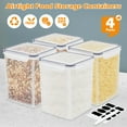 Large Airtight Food Storage Containers, Flour and Sugar Storage Containers, Kitchen Canisters