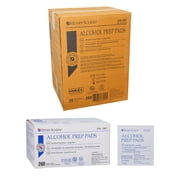 Henry Schein Medium 2-Ply Alcohol Prep Pads, Sterile 70% Isopropyl Alcohol Wipes, 2000-Count