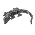 thumbnail image 1 of Large Alligator Rhinestone Brooch, 1 of 3