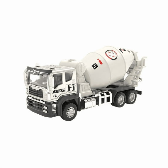 Large Alloy Construction Vehicle Toy Set Concrete Mixer Truck Engineering Machine Model Kit For Boys Play Vehicles & Models