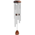 thumbnail image 1 of SUSWIM Aluminium Wind Chimes 25.5 Inches to Create a Zen Atmosphere Suitable for Outdoor, Garden, Patio Decoration. Classic Wind Chimes with Wind Catcher Suitable as A Gift for Unisex(Silver), 1 of 5