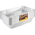 thumbnail image 1 of Large Aluminum Pans Full Size Deep Foil Disposable Durable Large Steam Table Pans for Baking Serving, Chafing Trays for Caterers, Bakeware 21 x 13 x 3 (15), 1 of 13