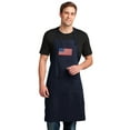 thumbnail image 1 of Large American Flag Apron Chef Style Large Size USA Flag Aprons with Adjustable Neck & Pockets, 1 of 2