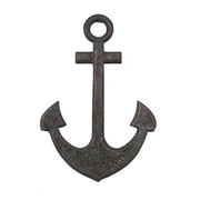 Large Anchor Wall Figure Fiberglass Resin 39 Inch Verde Bronze Finish
