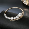 thumbnail image 1 of Large And Small Pearls Open Female Online Influencer Bracelet, 1 of 2