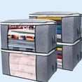 thumbnail image 1 of Large Anti Dust Clothes Storage Bag Quilt Blanket Storage Sort Home Organizer 1Pcs, 1 of 7