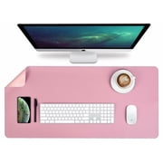 Large Anti-Skid Desk Pad/Mat Dual Sided for Office and Home,Waterproof PU Leather Desk Blotter, Laptop Desk and Writing Pad