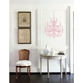 thumbnail image 1 of Large Antique Design Vinyl Chandelier Wall Decal Art, 1 of 4