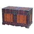 thumbnail image 1 of Large Antique Style Steamer Trunk, Decorative Storage Box, 1 of 1