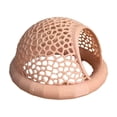 thumbnail image 1 of Large Aquarium Fish Resting Cave, Floating Fish Hideout With Mesh Design, Beige For Betta Fish, Guppies, Small Aquatic Pets, 1 of 6