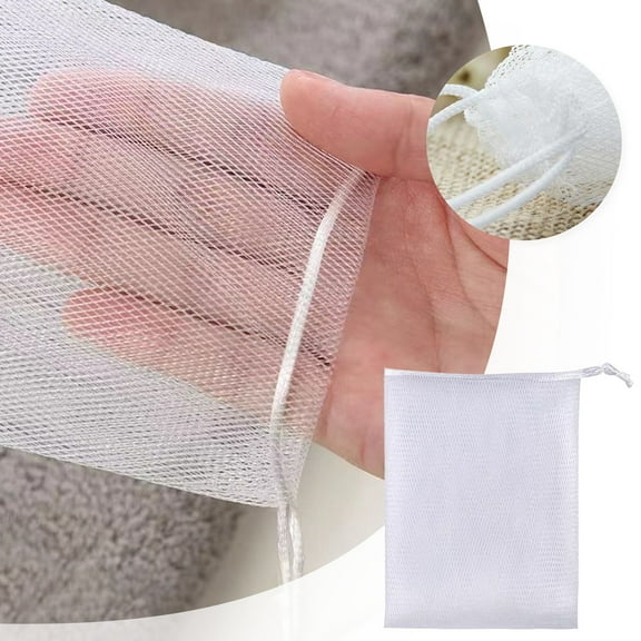 Large Reusable Aquarium Media Bags Mesh Fish Tank Bags with Secure Zipper for